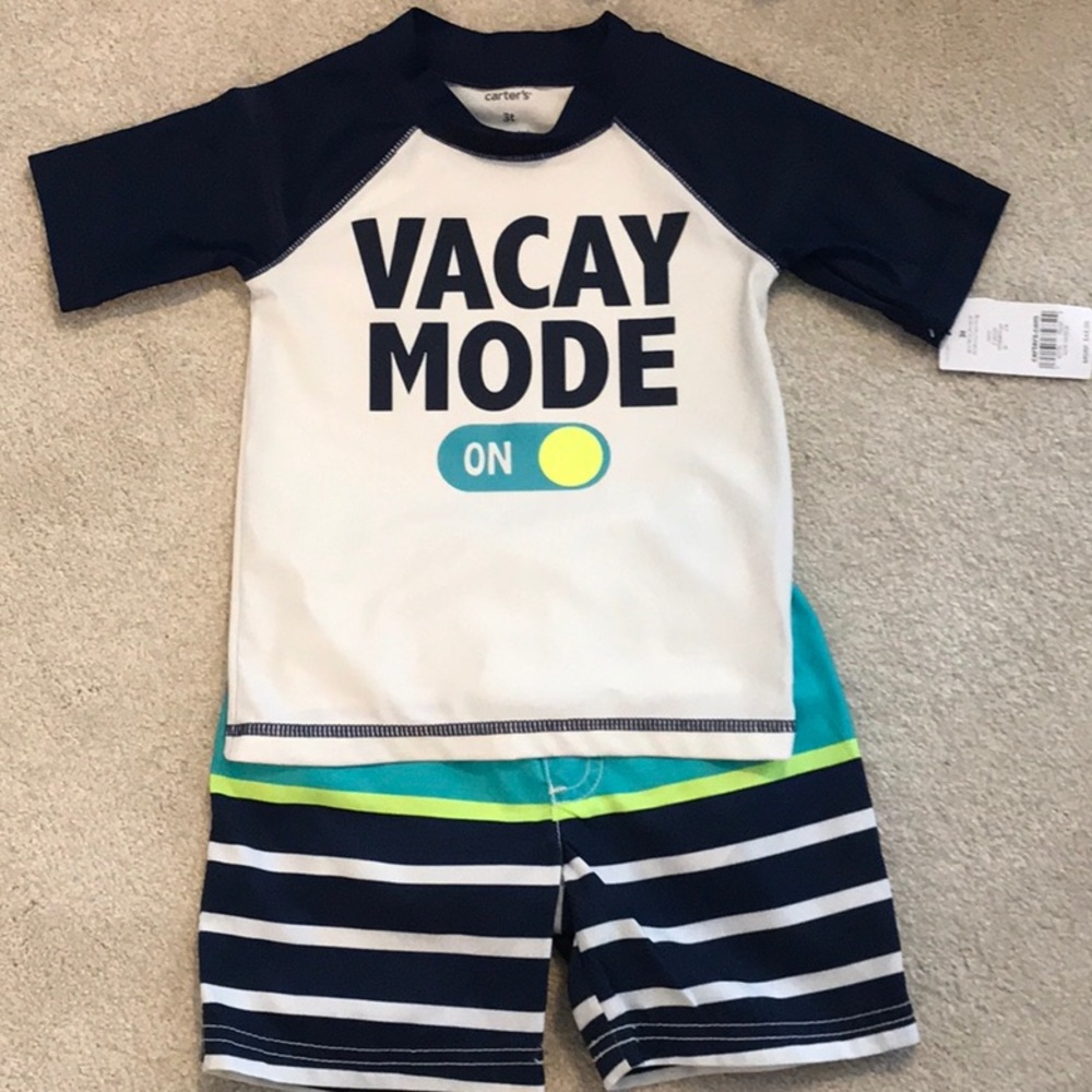 NWT Carter’s Boys Swim Set 3T